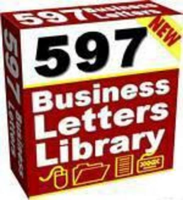 Product picture 597 Ready To Use Sales Letters and Business Forms